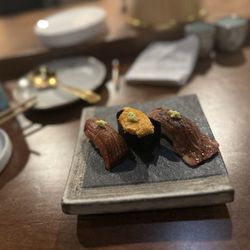Yoichi - Toro, uni, A5 Wagyu