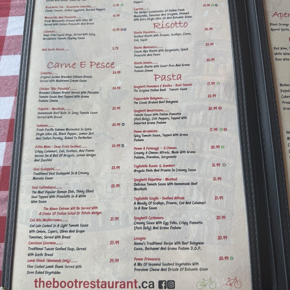 The Boot - Menu - Pizza Near Me - Cochrane, Alberta The Boot - Menu - Pizza Near Me - Cochrane, Alberta