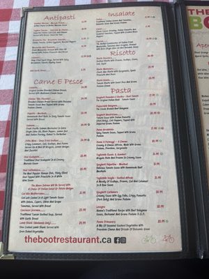 Menu photo 3 The Boot Cochrane, AB Menu photo 3 The Boot Cochrane, AB