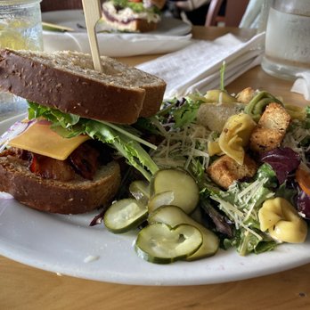 Five Loaves Cafe - Half BLT and Caesar with Tortellini - American Near Me - Mt Pleasant, South Carolina Five Loaves Cafe - Half BLT and Caesar with Tortellini - American Near Me - Mt Pleasant, South Carolina