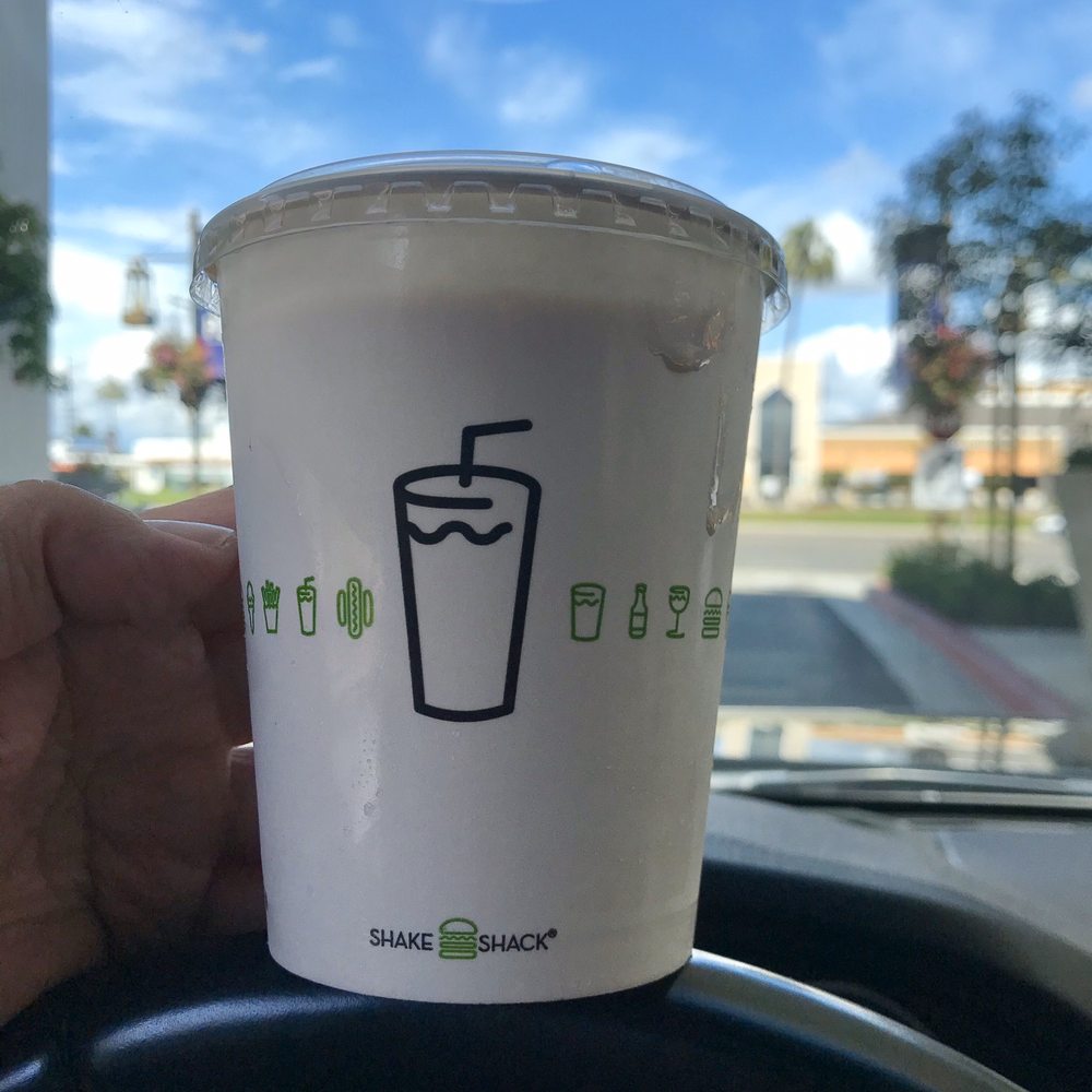 Shake Shack Long Beach - Strawberry Milk Shake - Burgers Near Me - Long Beach, California