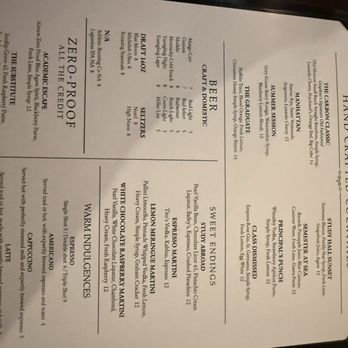 Graphite - Cocktail menu - Tapas/Small Plates Near Me - Columbia, Illinois