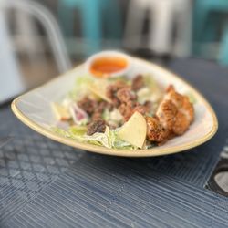 Washington Dining & Cocktails - Buffalo Chicken Salad $21 (split) on Happy Hour - Always a good option.