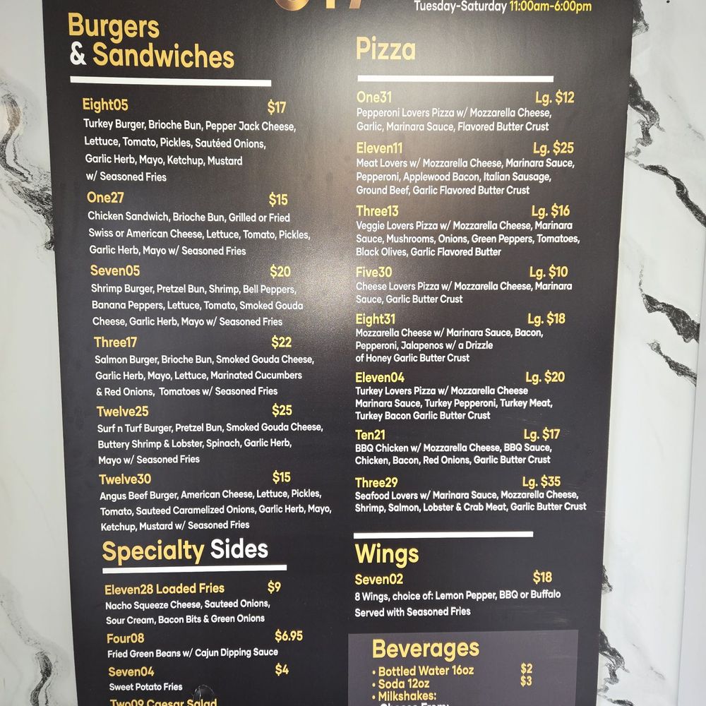 Three1Seven - Menu - Burgers Near Me - Detroit, Michigan Three1Seven - Menu - Burgers Near Me - Detroit, Michigan