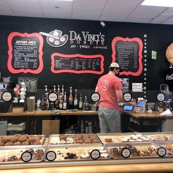 Da Vinci's Donuts - Donut display and menu - Donuts Near Me - Alpharetta, Georgia