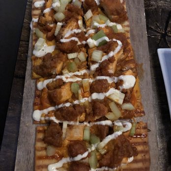The Bench Bar & Grill - Buffalo Chicken Flatbread - Sports Bars Near Me - Stony Brook, New York The Bench Bar & Grill - Buffalo Chicken Flatbread - Sports Bars Near Me - Stony Brook, New York