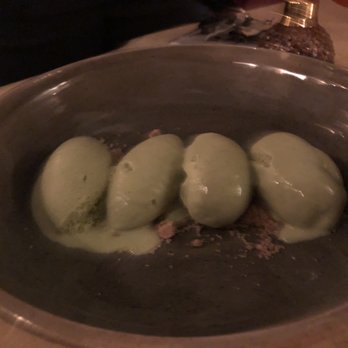 Cobble Hill Restaurant - Thai basil gelato with heavenly (graham cracker? Cookie butter?) crunches - New American Near Me - Cedar Rapids, Iowa
