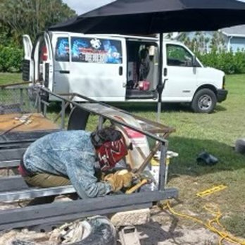 Clientele Mobile Welding - Welding up a bill board - Metal Fabricators Near Me Clientele Mobile Welding - Welding up a bill board - Metal Fabricators Near Me