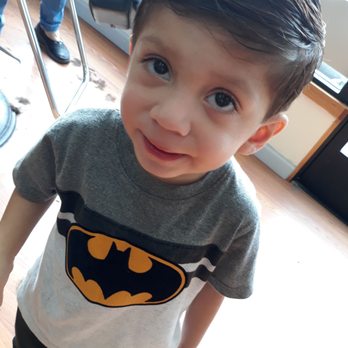 Dimond Beauty Salon - After his haircut - Hair Salons Near Me - Oakland, California