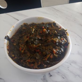 Aria Suya Kitchen - Spinach - African Near Me - Houston, Texas