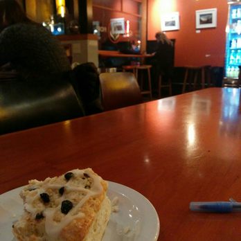 Caffe Vita. - Orange currant scone and the coffee shop - Coffee & Tea Near Me - Seattle, Washington