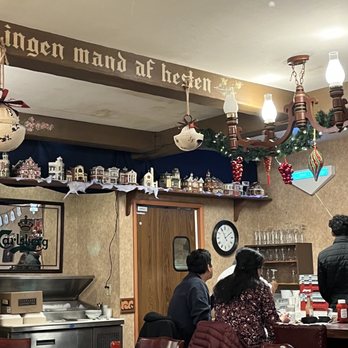 Solvang Restaurant - Decorated for Christmas - Scandinavian Near Me - Solvang, California