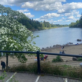George Rogers Park - View of the sandy/beach area - Parks Near Me - Lake Oswego, Oregon