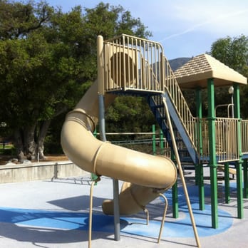 Lowell Brandt Park - Newer jungle gym grounded in cushioned surface & shaded seating on retainer wall under ancient oaks - Parks Near Me - La Verne, California Lowell Brandt Park - Newer jungle gym grounded in cushioned surface & shaded seating on retainer wall under ancient oaks - Parks Near Me - La Verne, California