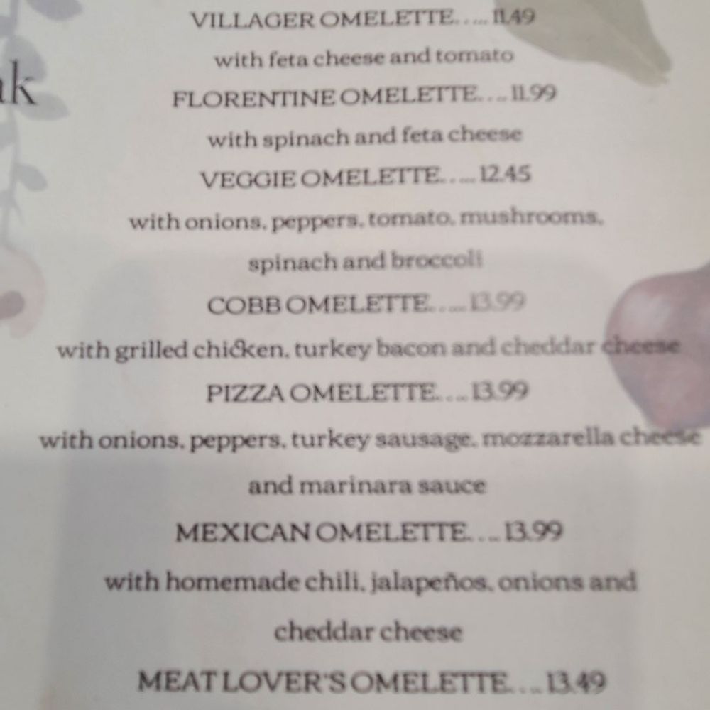 Aa Diner - Omelets to choose from - Breakfast & Brunch Near Me - Piscataway, New Jersey