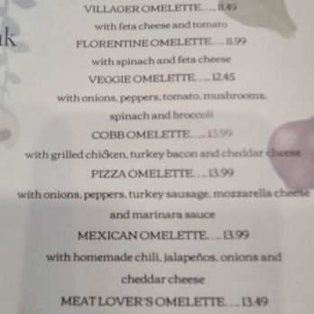 Aa Diner - Omelets to choose from - Breakfast & Brunch Near Me - Piscataway, New Jersey