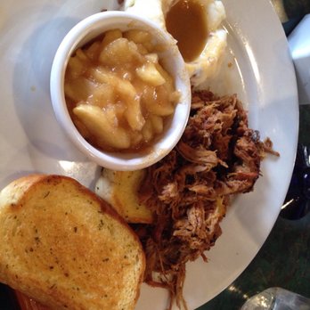 Smokey Bones - Pulled pork, cinnamon apples, mashed potatoes & gravy - American Near Me - Grand Rapids, Michigan Smokey Bones - Pulled pork, cinnamon apples, mashed potatoes & gravy - American Near Me - Grand Rapids, Michigan