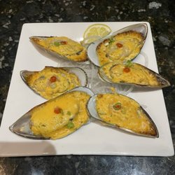 Mizu Sushi - Baked mussels