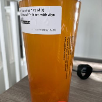 Sharetea - a plastic cup with a label on it - Bubble Tea Near Me - Jurupa Valley, California Sharetea - a plastic cup with a label on it - Bubble Tea Near Me - Jurupa Valley, California