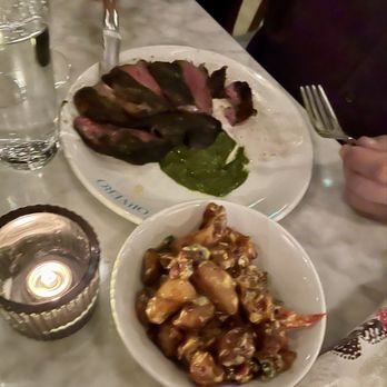 Olivero - Ribeye with chimichurri - so tender and juicy. - Italian Near Me - Wilmington, North Carolina