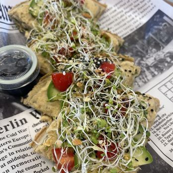 IQ’s Juice Bar - Savory Avocado Waffle - Juice Bars & Smoothies Near Me - Brownsville, Texas IQ’s Juice Bar - Savory Avocado Waffle - Juice Bars & Smoothies Near Me - Brownsville, Texas