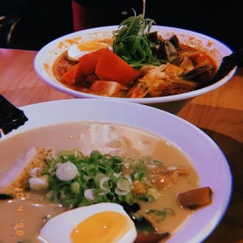 GoBistro - Tonkotsu Ramen and Spicy Tom Yum Shrimp Ramen. - Sushi Bars Near Me - Hollywood, Florida GoBistro - Tonkotsu Ramen and Spicy Tom Yum Shrimp Ramen. - Sushi Bars Near Me - Hollywood, Florida