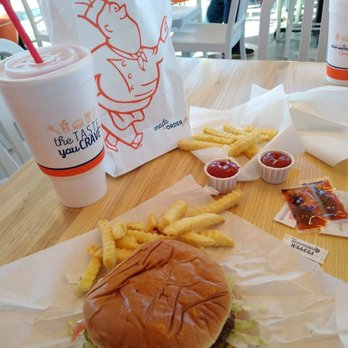 Burger Boy - Good burgers and fries and also a reasonable price! They also have floats but I didn't have one. They did have Big Red!! - Burgers Near Me - San Antonio, Texas