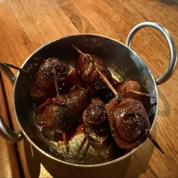 OPAH Seafood Grill - Bacon Wrapped Dates - New American Near Me - Aliso Viejo, California OPAH Seafood Grill - Bacon Wrapped Dates - New American Near Me - Aliso Viejo, California