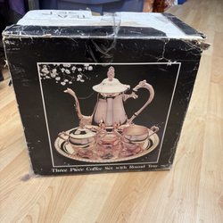 PTA Thrift Shop of La Habra - Gold plated coffee set on eBay for sale or pick up at shop.