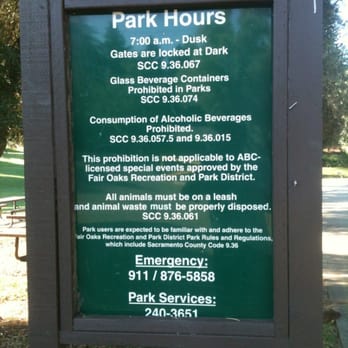 Miller Park - Park Information & Rules - Parks Near Me - Fair Oaks, California
