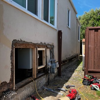 Plastering Solutions - Before - side access doors and weep screed installation - Stucco Services Near Me - San Jose, California Plastering Solutions - Before - side access doors and weep screed installation - Stucco Services Near Me - San Jose, California
