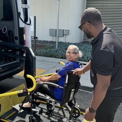 Care Transport - We provide safe and reliable wheelchair transportation, ensuring every patient travels comfortably and on time.