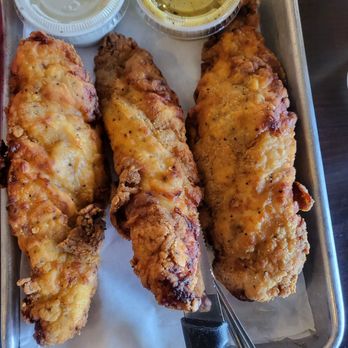 Smoke Eaters - Tenders with garlic parm on the side - Chicken Wings Near Me - San Jose, California Smoke Eaters - Tenders with garlic parm on the side - Chicken Wings Near Me - San Jose, California