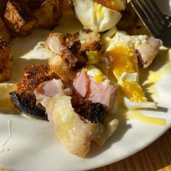 Mae's Cafe & Bakery - Overcooked poached eggs - Breakfast & Brunch Near Me - Bath, Maine Mae's Cafe & Bakery - Overcooked poached eggs - Breakfast & Brunch Near Me - Bath, Maine