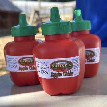 Cover's Apple Ranch - Kid's Apple Cider- souvenir bottles - Bakeries Near Me - Tuolumne, California