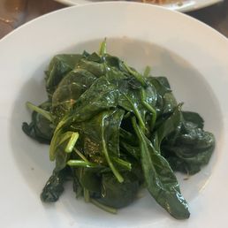 Side of spinach Side of spinach