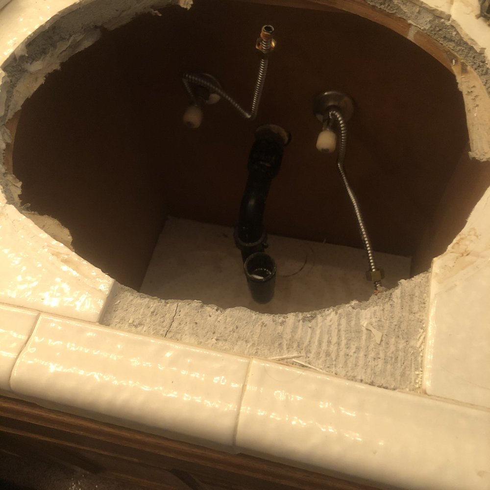 3 Kings Handyman - Here are the damaged tiles and the unfinished work for which I was charged over $100. - Handyman Near Me - Vallejo, California