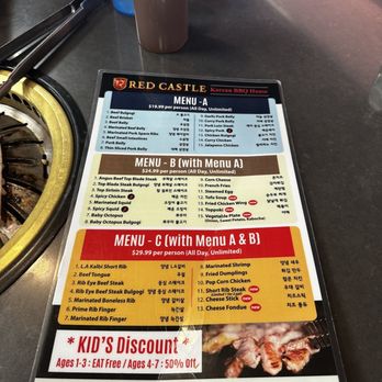 Red Castle - Menu - Korean Near Me - Rialto, California Red Castle - Menu - Korean Near Me - Rialto, California