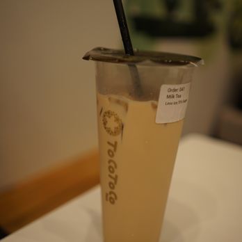 Rainbow Tea Shop - Normal Black Milk Tea - Desserts Near Me - Plano, Texas
