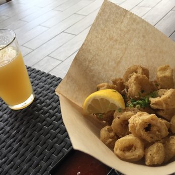 Kimoto Rooftop - CRISPY CALAMARI sweet chili sauce - Asian Fusion Near Me - Brooklyn, New York