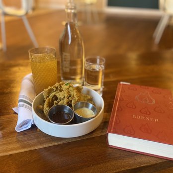 Cultivate Plant-Based Eatery - Crispy fried shrooms with the Lemongrass tea (unsweetened) - Vegan Near Me - Rahway, New Jersey Cultivate Plant-Based Eatery - Crispy fried shrooms with the Lemongrass tea (unsweetened) - Vegan Near Me - Rahway, New Jersey