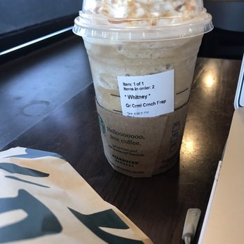 Starbucks - Grande Caramel Ribbon Crunch Frapp - Coffee & Tea Near Me - Rockville, Maryland Starbucks - Grande Caramel Ribbon Crunch Frapp - Coffee & Tea Near Me - Rockville, Maryland