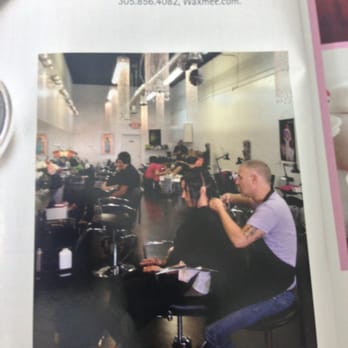 WaxMee Salon & Spa - David at work!! - Hair Salons Near Me - Miami, Florida
