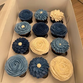 Sweet Diplomacy - blue celebration cupcakes - Gluten-Free Near Me - Los Altos, California Sweet Diplomacy - blue celebration cupcakes - Gluten-Free Near Me - Los Altos, California