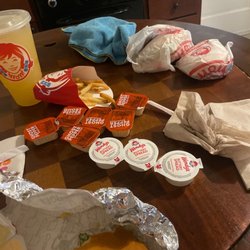 Wendy's - Whole order wrong. forgot to give me my $8 sandwich. Then they forgot to give me my potato. Why give me butter if there's no potato.
