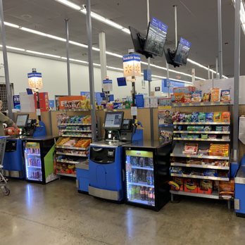 Walmart Supercenter - Self serve checkout lanes - Grocery Near Me - Vestal, New York