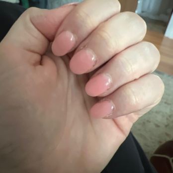 Think Pink Nail & Spa - What I got... thick, bubble, chicklets nails - Nail Salons Near Me - Saint Charles, Missouri
