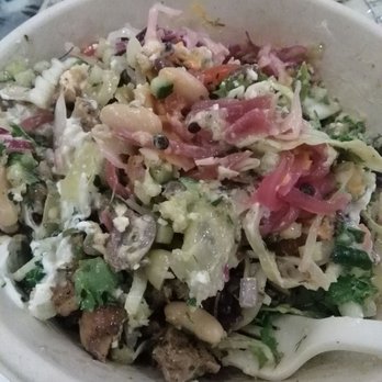 CAVA - Chicken salad bowl - Mediterranean Near Me - New York, New York CAVA - Chicken salad bowl - Mediterranean Near Me - New York, New York