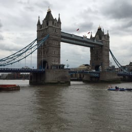 View of tower bridge from the boat View of tower bridge from the boat