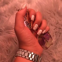 Beautiful Marble Nails